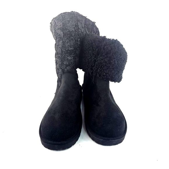 Mukluks Cozy Winter Fur Boots Women's Size 9 Pull on‎ Fold Down Round Toe Casual - Picture 6 of 9